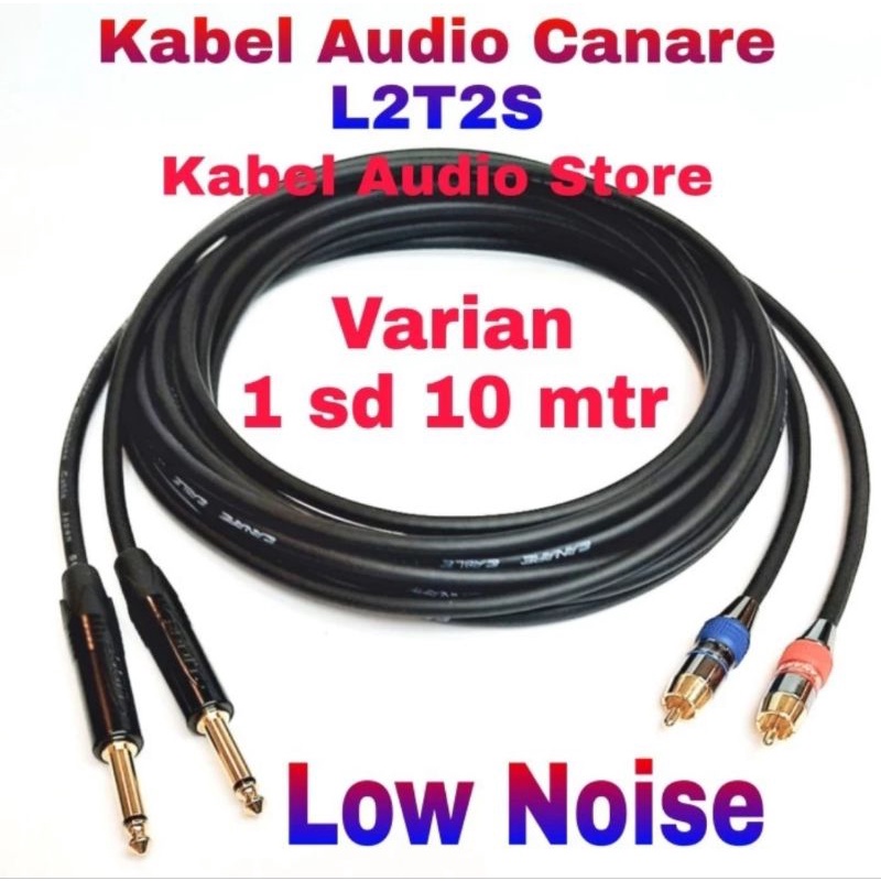 Jual Kabel Audio Canare Akai Mono To Rca Male Shopee Indonesia