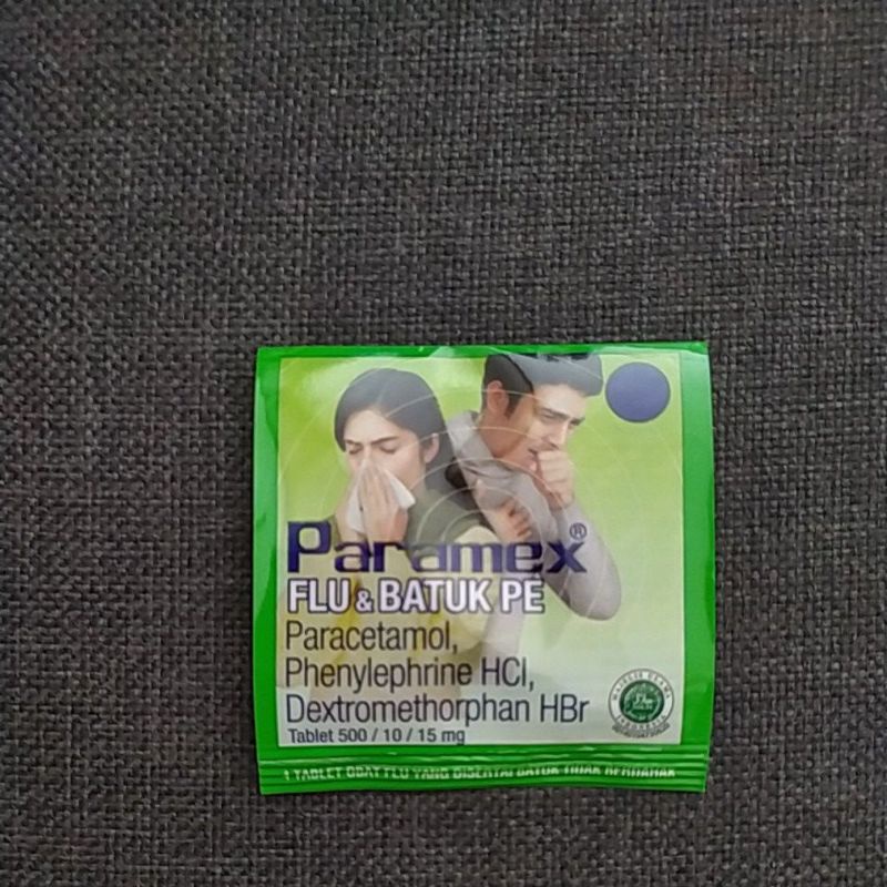 PARAMEX FLU BATUK TABLET - Obat Pusing Flu Batuk Pilek Demam