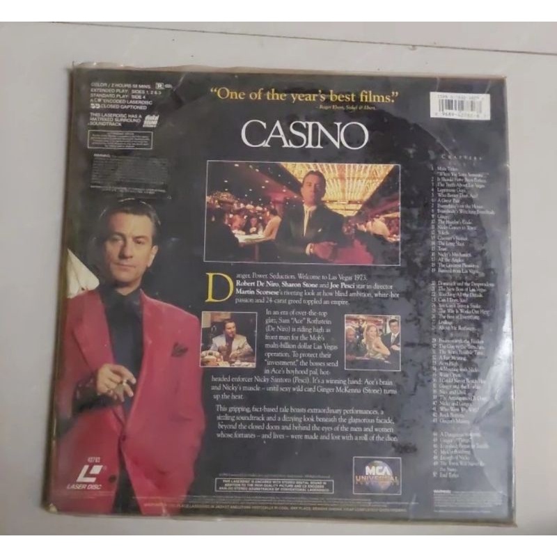 Kaset Laser 2 disc Casino