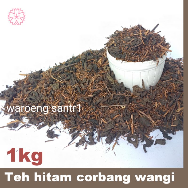 

Black tea teh hitam corbang wangi aroma melati tambi es teh 1kg