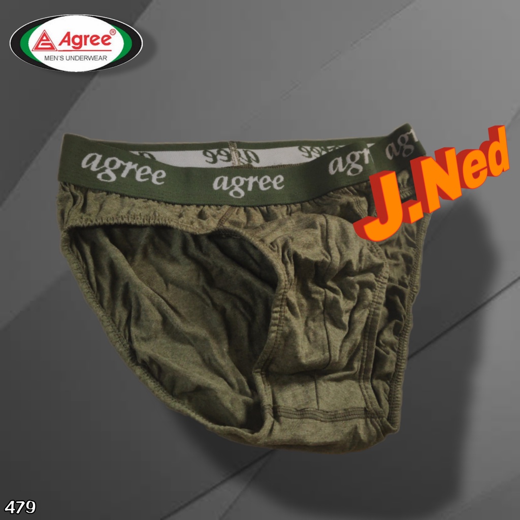 J479 Celana Dalam Pria Cd Pria Agree Exclusive Men's Brief HRG PER 1 PCS