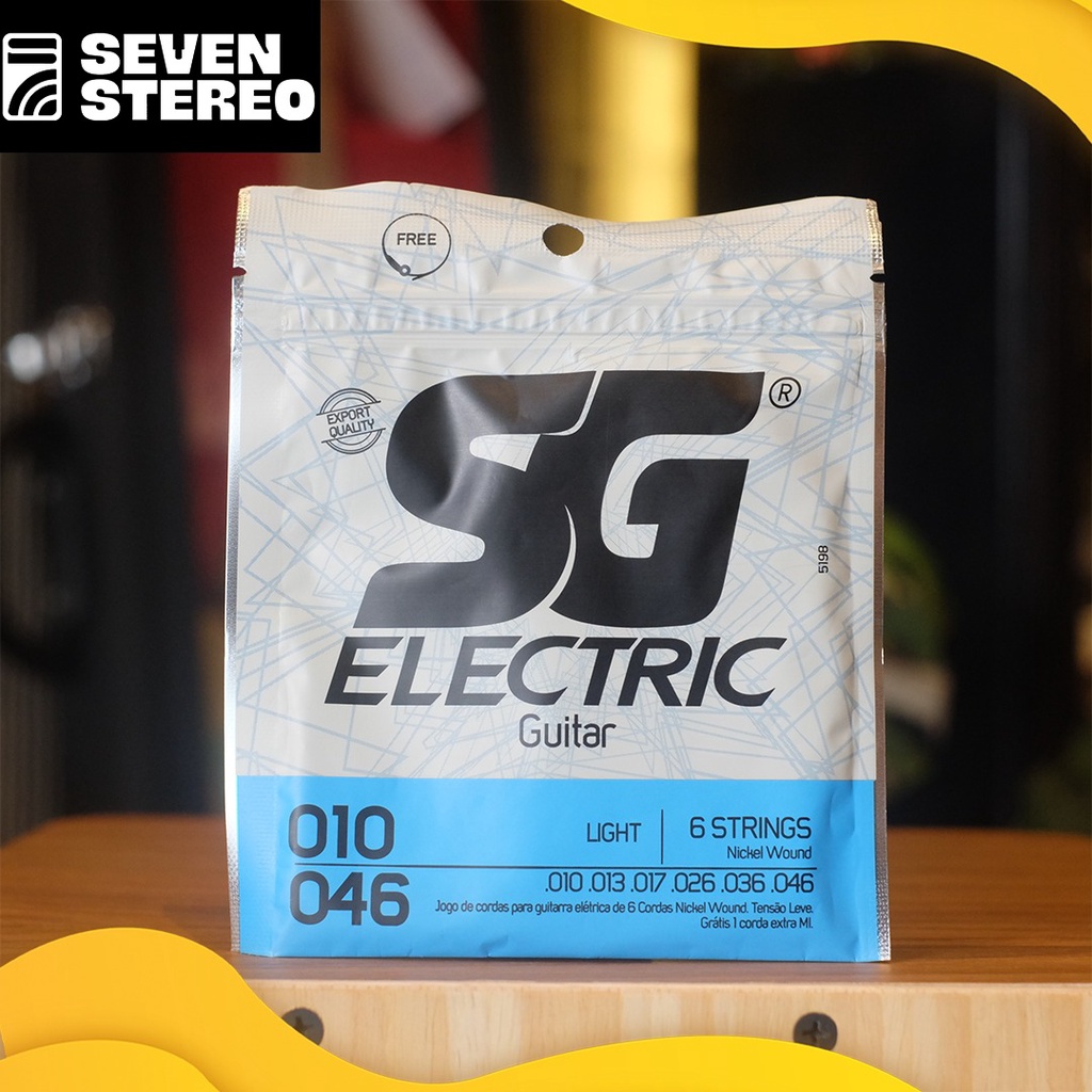 SG String 5198 Nickel Electric Guitar String 10-46 Senar Gitar