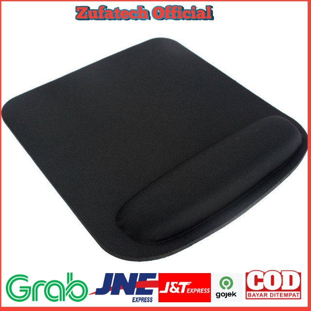 NeoStar Square Gel Wrist Rest Mouse Pad - MP24 - Black