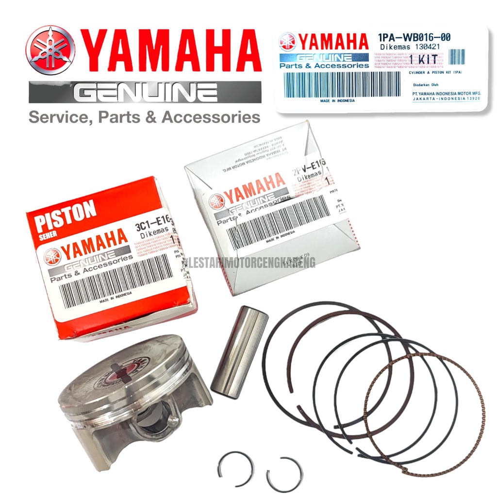 BLOK SEHER SET R15 OLD V2 VIXION LAMA NVL 1PA KOMPLIT RING ASLI YAMAHA