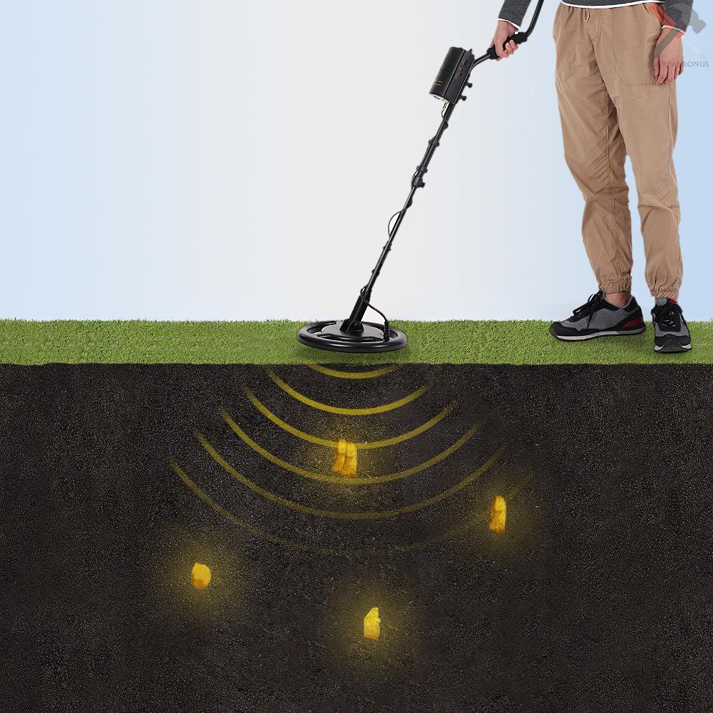 Smart SENSOR Professional Underground Metal Detector Ringan Sensitivitas Tinggi Detektor Nugget Tanah Penggali Emas Pemburu Harta Karun Dengan Sensitivitas Yang Dapat Disesuaikan 100-240V