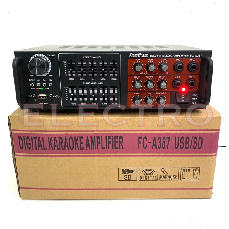 AMPLIFIER KARAOKE FIRSTCLASS FC A387 ELECTRO