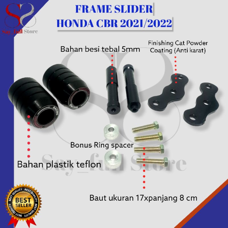 FrameSlider Sepeda Motor CBR150R 2021 K45R New CBR 150R