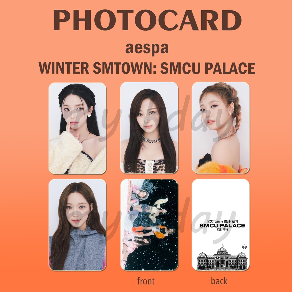 PC-1130, Unofficial Photocard aespa WINTER SMTOWN: SMCU PALACE 2 sisi