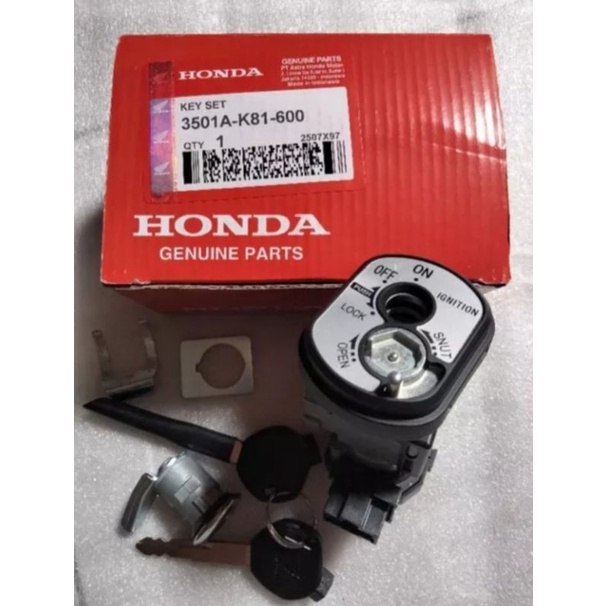 Kunci Kontak Set Key Tombol Jok Beat FI ESP/ Kunci Kotak Beat Pop ESP/ Kunci Kontak Beat Street ESP/