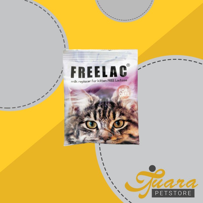 FREELAC MILK Susu Anak Kucing Cat Milk kitten 35gram