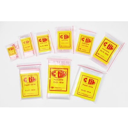Plastik Klip C-Tik Berbagai Ukuran Kecil 1 Ball isi 10 Pack