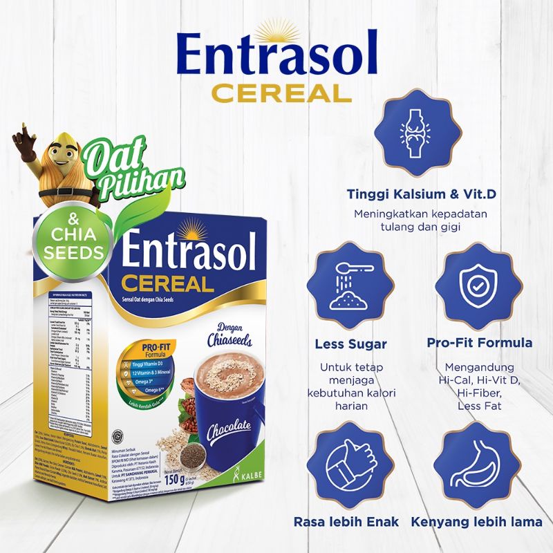 ENTRASOL Cereal Chocolate (30gr x 5 sachet)