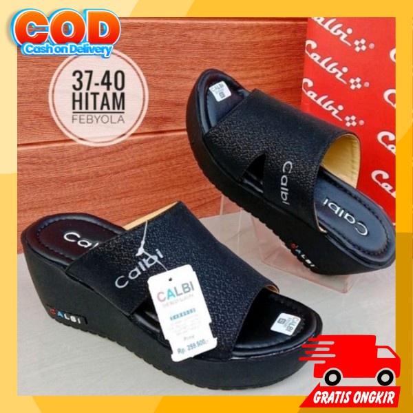 Wedgess Cewek Cantik Wedgea Branded Murah Wedge Kerja Kantor Wijes Wnta Rmja Wedged Ibuibu Pengajian