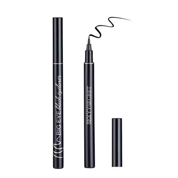 PROMO!! Big Eye Eyeliner Pensil Alis Korea Cair Warna Hitam Anti Air Water Resistant Make Up