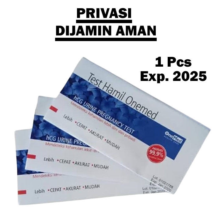 15 PCS Test Pack Kehamilan Tespek Onemed Tes Kehamilan dan Kesuburan Steril