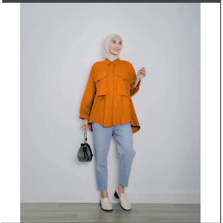 PUTRI TOP BLOUSE SHAKILA TWILL