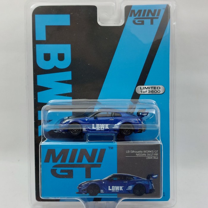 MiniGT Mini GT 299 Silhoutte Works GT Nissan 35GT-RR ver. 2 LBWK Blue