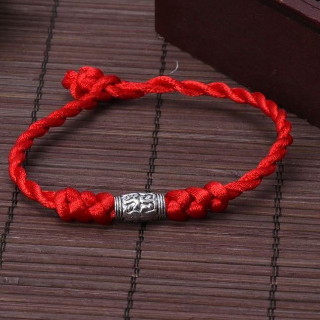 Get Quality GELANG TALI TIBET MERAH KEBERUNTUNGAN PRIA WANITA COUPLE BESI ORI G219