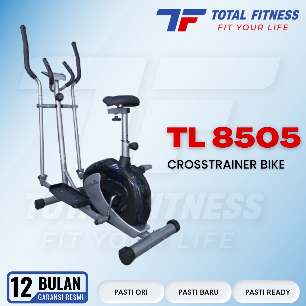 Crosstrainer Magnetic TL-8505 Total Fitness - Alat Olahraga Kardio Terbaik