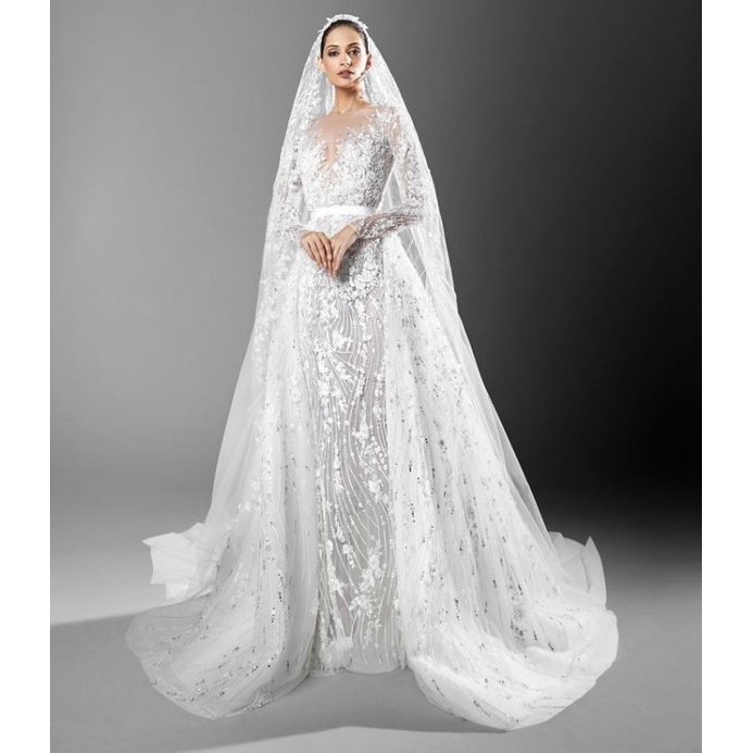 Rok Ekor Organza / Ekor Gaun Organza / Ekor Gaun Pesta