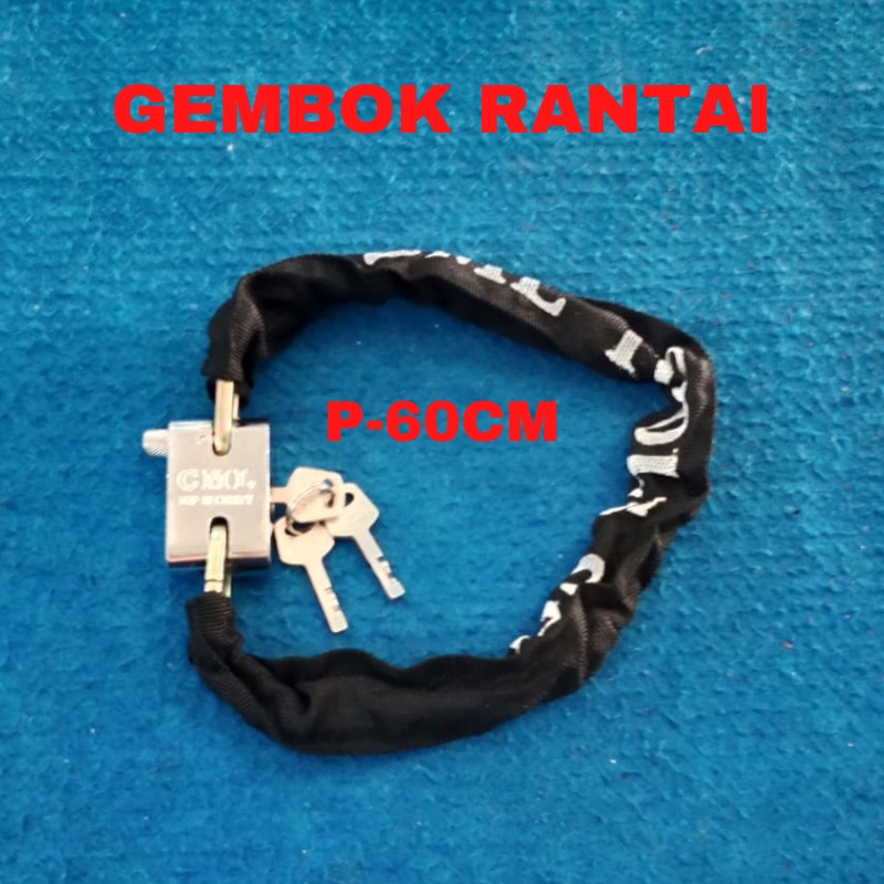 Gembok Rantai Untuk Pagar dan Sepeda Motor