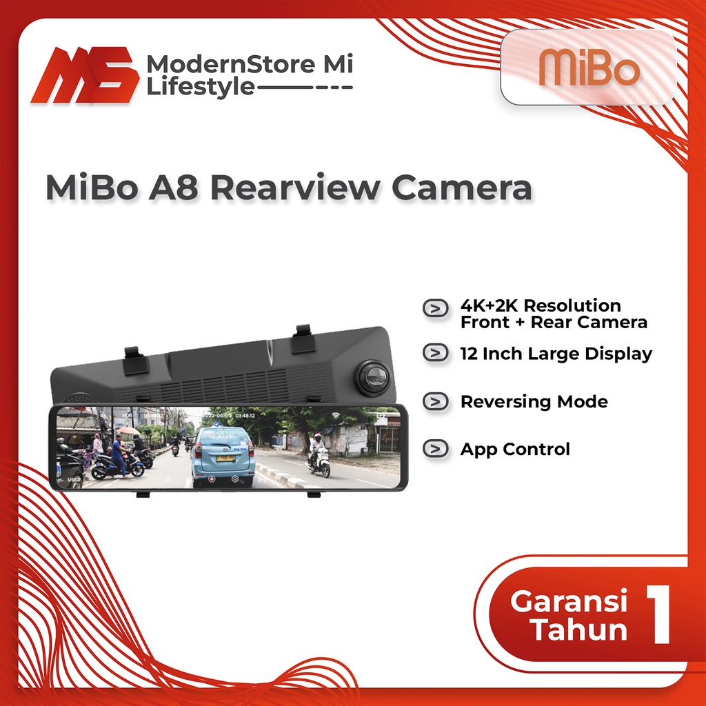 Mibo A8 Dashcam Rearview 4K 2K