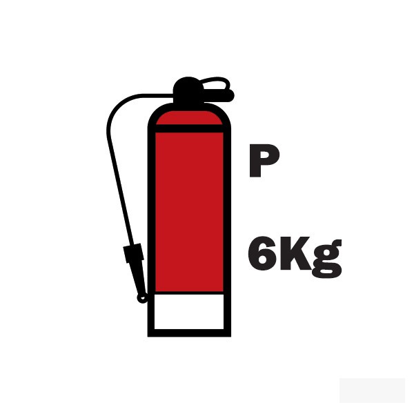 

Marn Imo Symbol Sticker Impa 33.6850 Fire Extingushier Powder 6Kg / 336850