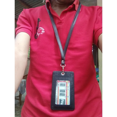 

.........] Id card holder kulit plus tali
