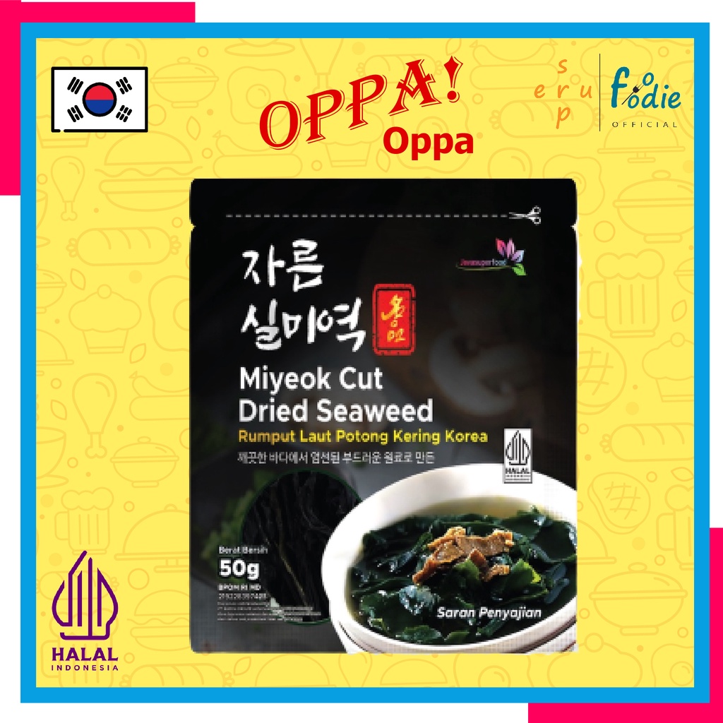 

SUPERFOODIE Rumput Laut Kering / Dried Seaweed Kering / Nori Kering Rumput Laut Miyeok Enak dan Halal Korean Food 10, 20, 50, 100 Gram