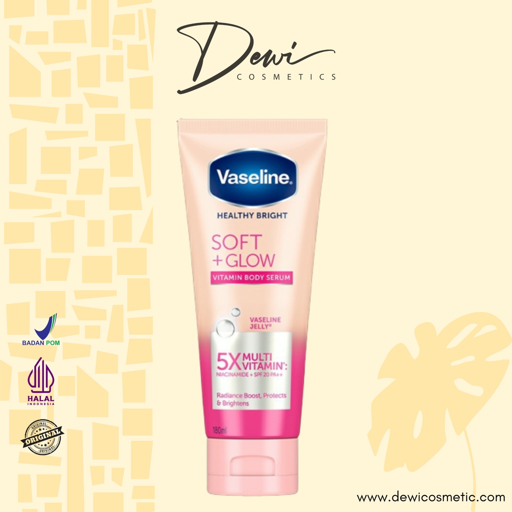 Vaseline Serum Soft Glow 180ml