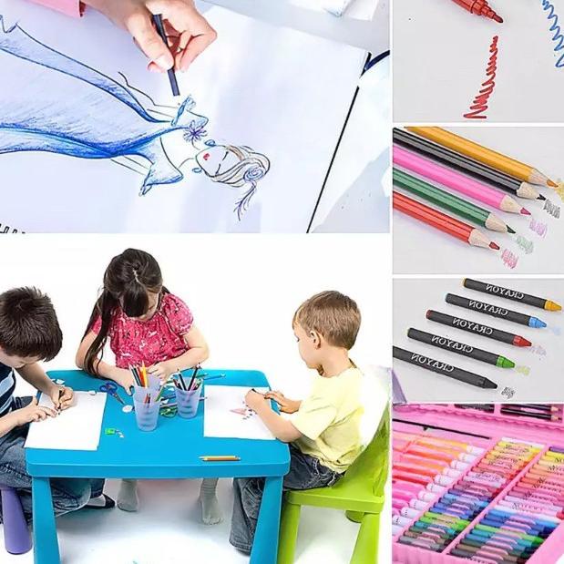 

Paling Disukai HOKO ART SET 150 PCS CRAYON FULL SET 150PCS PERALATAN GAMBAR LUKIS PENSIL WARNA 1 SET COLOURING PENS`