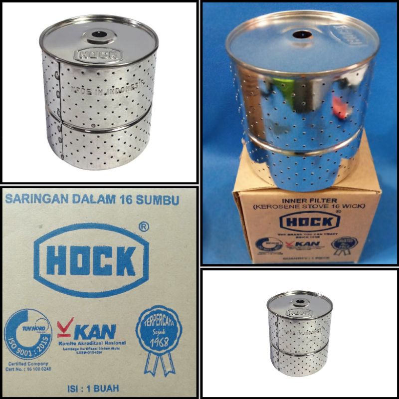 Saringan Dalam Kompor Hock 16 Tengah kompor Hock 16 Sumbu