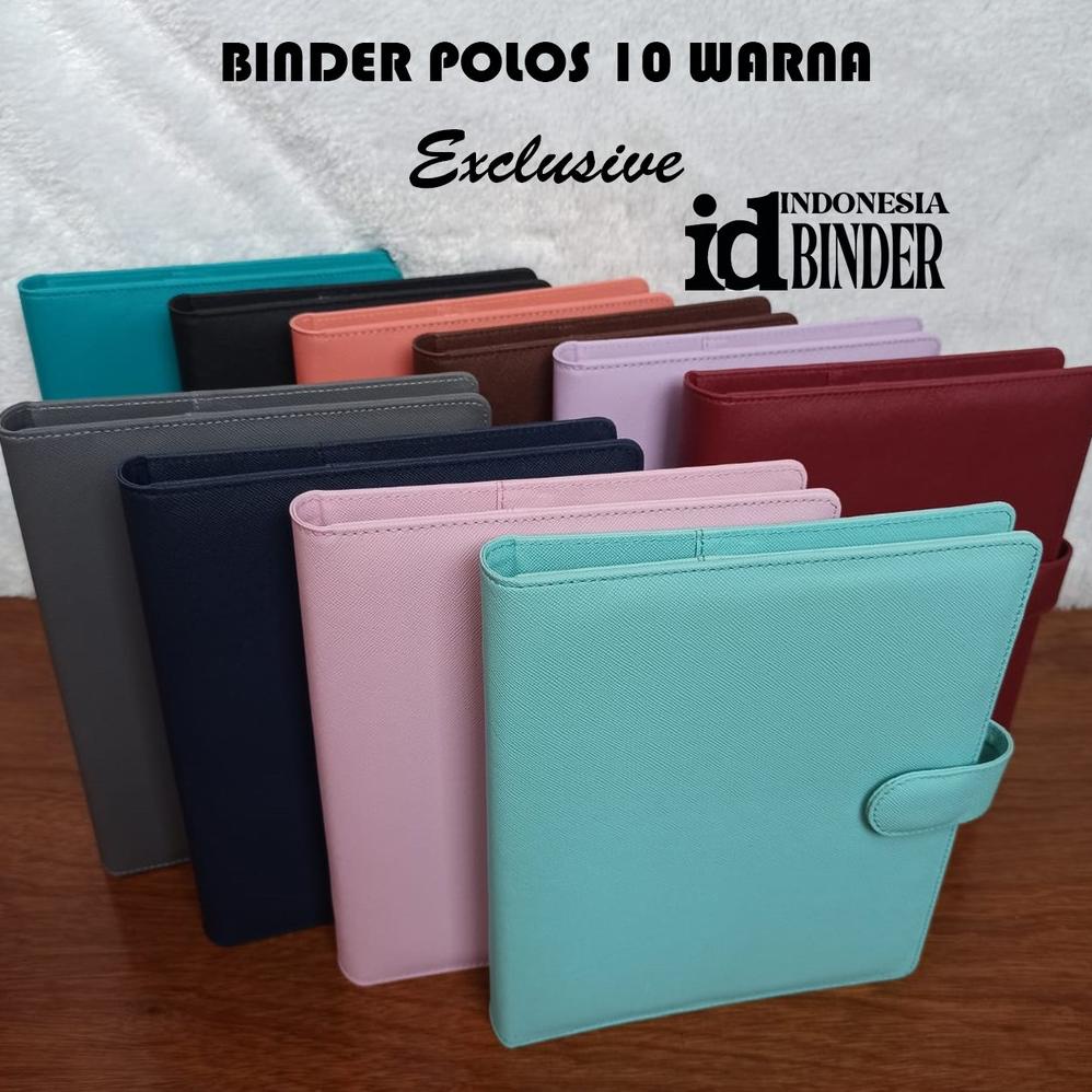 

BINDER POLOS EXCLUSIVE 12 WARNA PILIHAN A5 DAN B5 TERLARISS...,,,,,