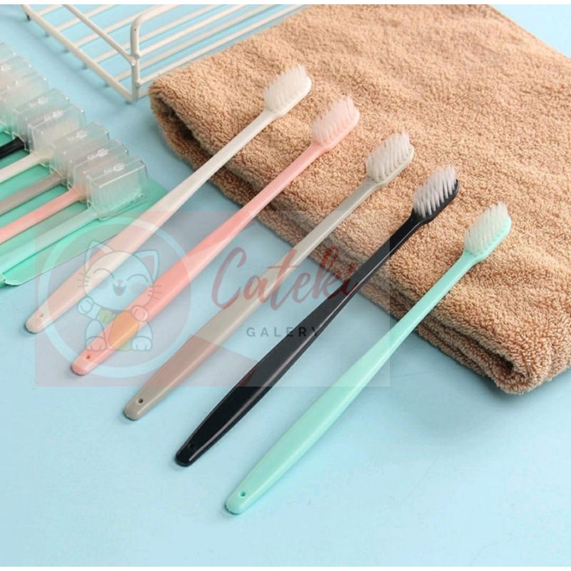 [CTK] PROMO SIKAT GIGI ANAK / DEWASA 1 PC ATAU  1 SET 10 PCS / TOOTHBRUSH DOUBLE CARE SENSITIVE SOFT- SWEET BARU MURAH SIKAT GIGI TRAVEL