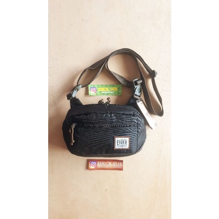 Tas Selempang Eiger Original ( Eiger Grapnel Black Pouch )