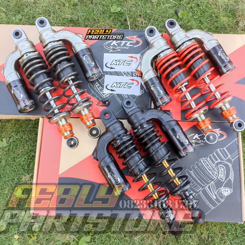 SHOCK SKOK SHOK BELAKANG KTC EVO SERIES 320MM SHOCK BREAKER TABUNG KTC EVO PREMIUM BLACK SERIES AS G