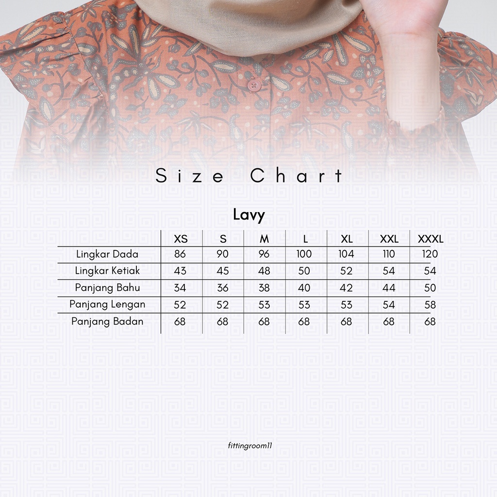 FITTINGROOM11 Batik - Lavy Blouse