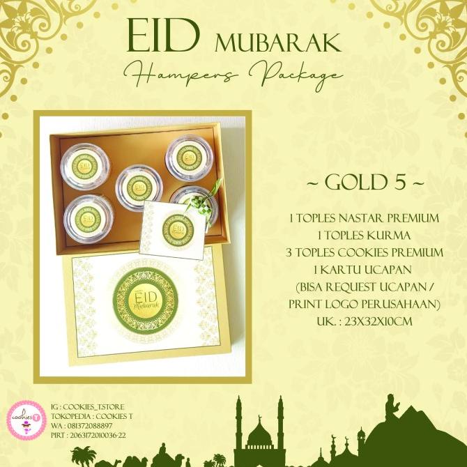 

[BISA COD] Parcel / Hampers / Gift Lebaran Idul Fitri (Gold 5)
