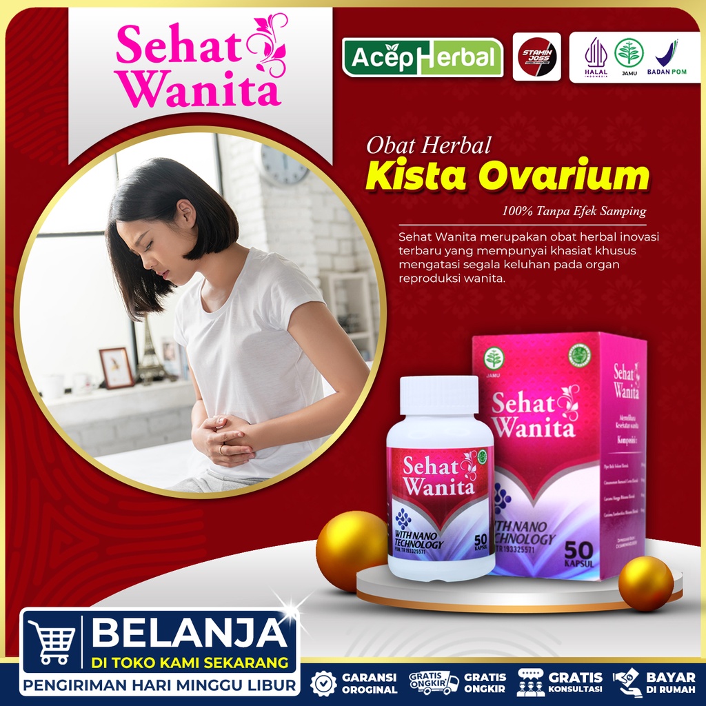 Obat Kista Ovarium Penghancur Kista Ovarium Kapsul Penghilang Penyakit Kista Ovarium Jamu Peluntur B