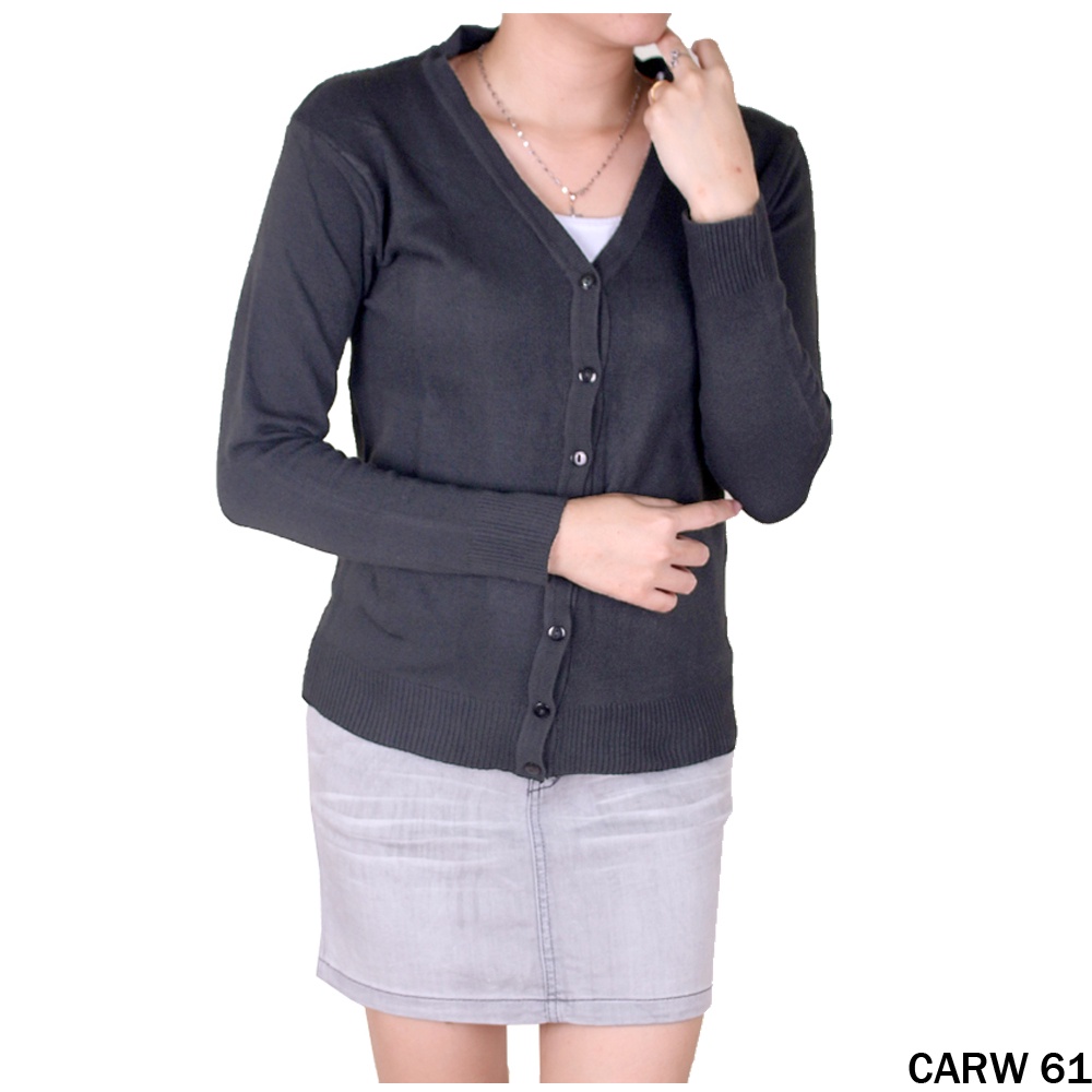 Cardigan Rajut Lengan Panjang Wanita CARW 59