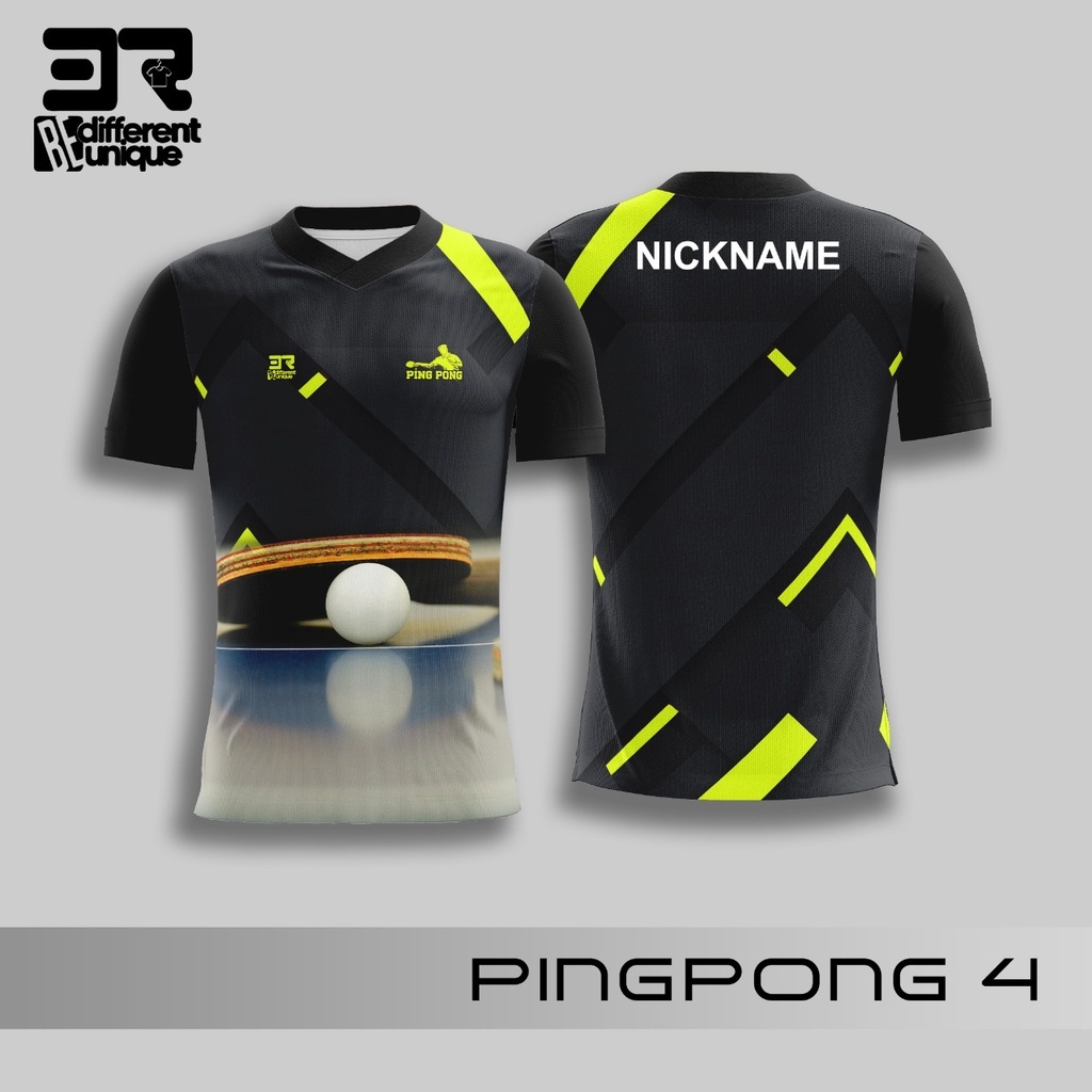 Jersey Printing Murah Premium Custom Nama 3R Original Tenis Meja Pingpong 4