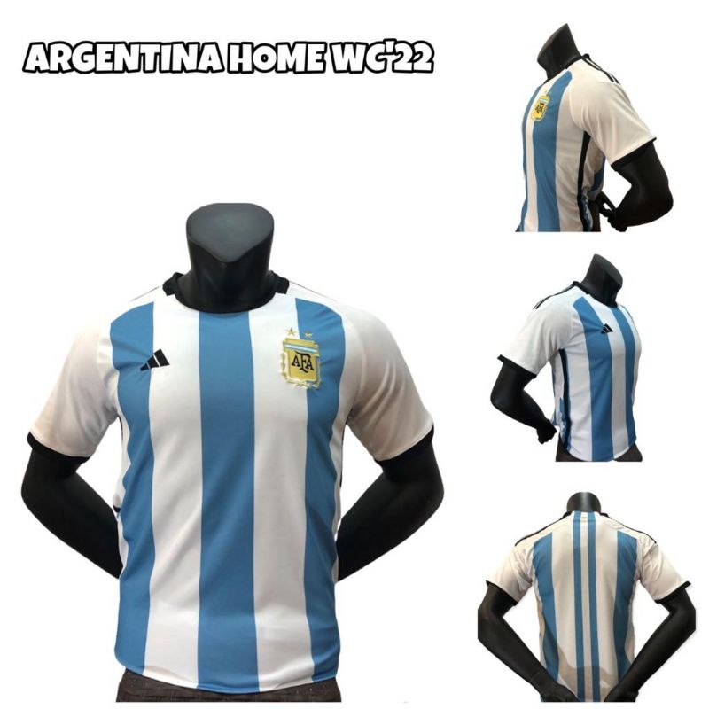 JERSEY Argentina dan France Proses Langsung Ready Stock Piala Dunia Qatar 2022