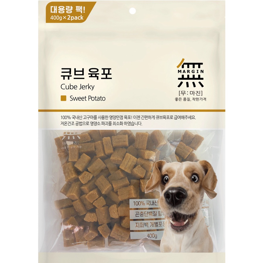 Bowwow Mumargin Cube SWEET POTATO 800g / Treats for dogs