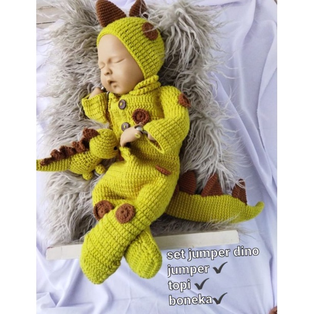 Jumper Bayi Lucu Karakter Kostum Bayi rajut