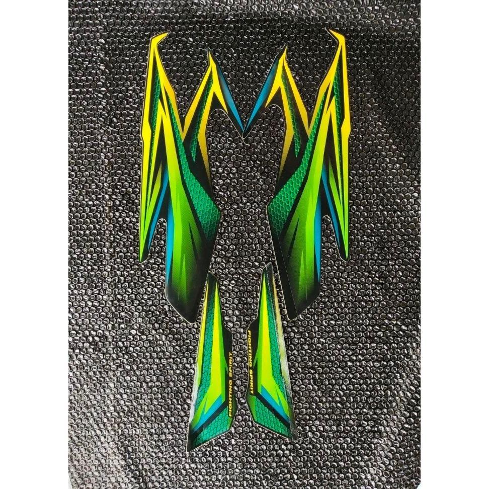 STRIPING STICKER RX KING 2005 HIJAU