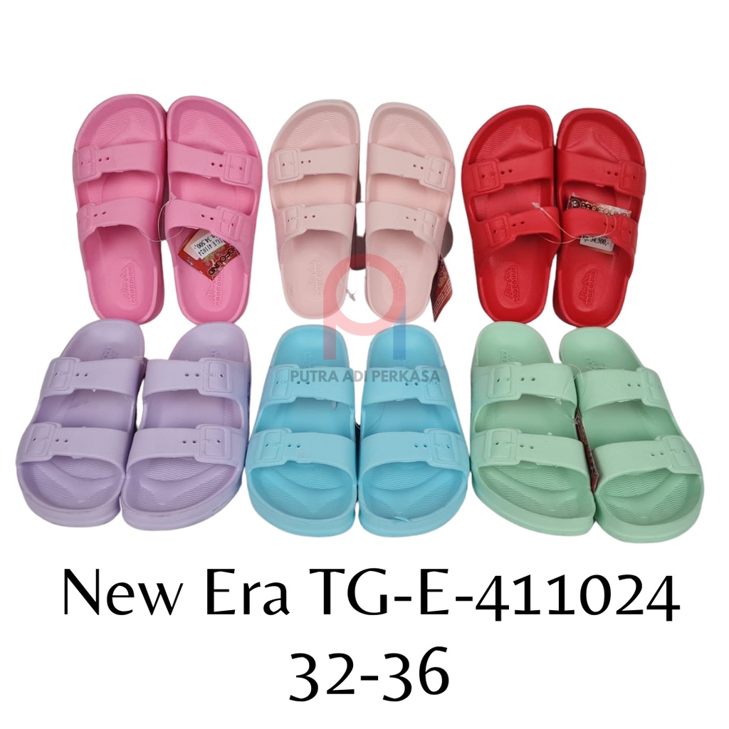 Sandal Anak Cewek BAN 2 Gesper Selop NEW ERA TG-E 411024