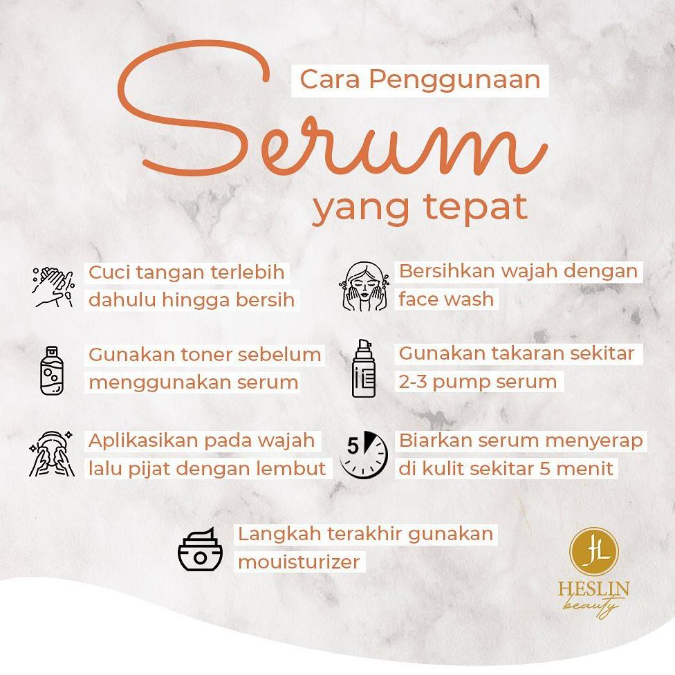 Best Acne Serum Heslin Beauty - Serum Jerawat Heslin Beauty Original Bpom - Serum Wajah Heslin Beaut