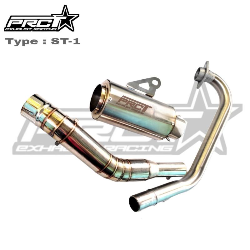 Kenalpot Original PRCT RACING Type ST-1 untuk Vixion,R15,CB150,CBR150,GSX dll