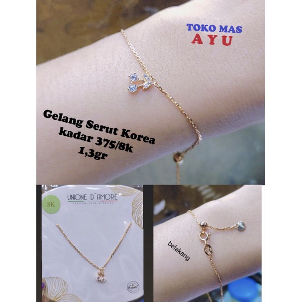 gelang serut Korea 375 mk
