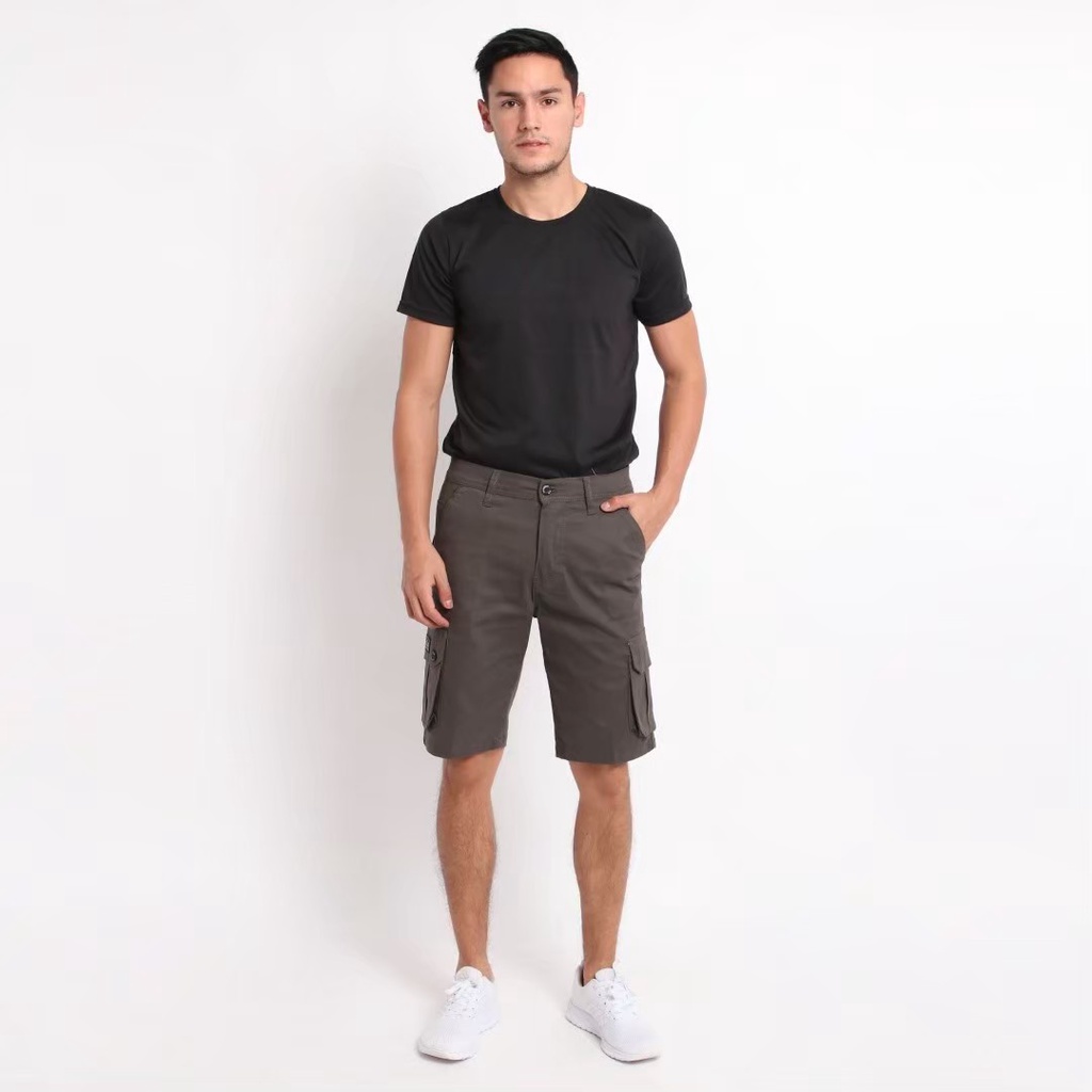 Celana Pendek Celana Cargo pendek Short Pants pria Celana celana PDL pendek Killer warna abu tua seri art SMCPD006